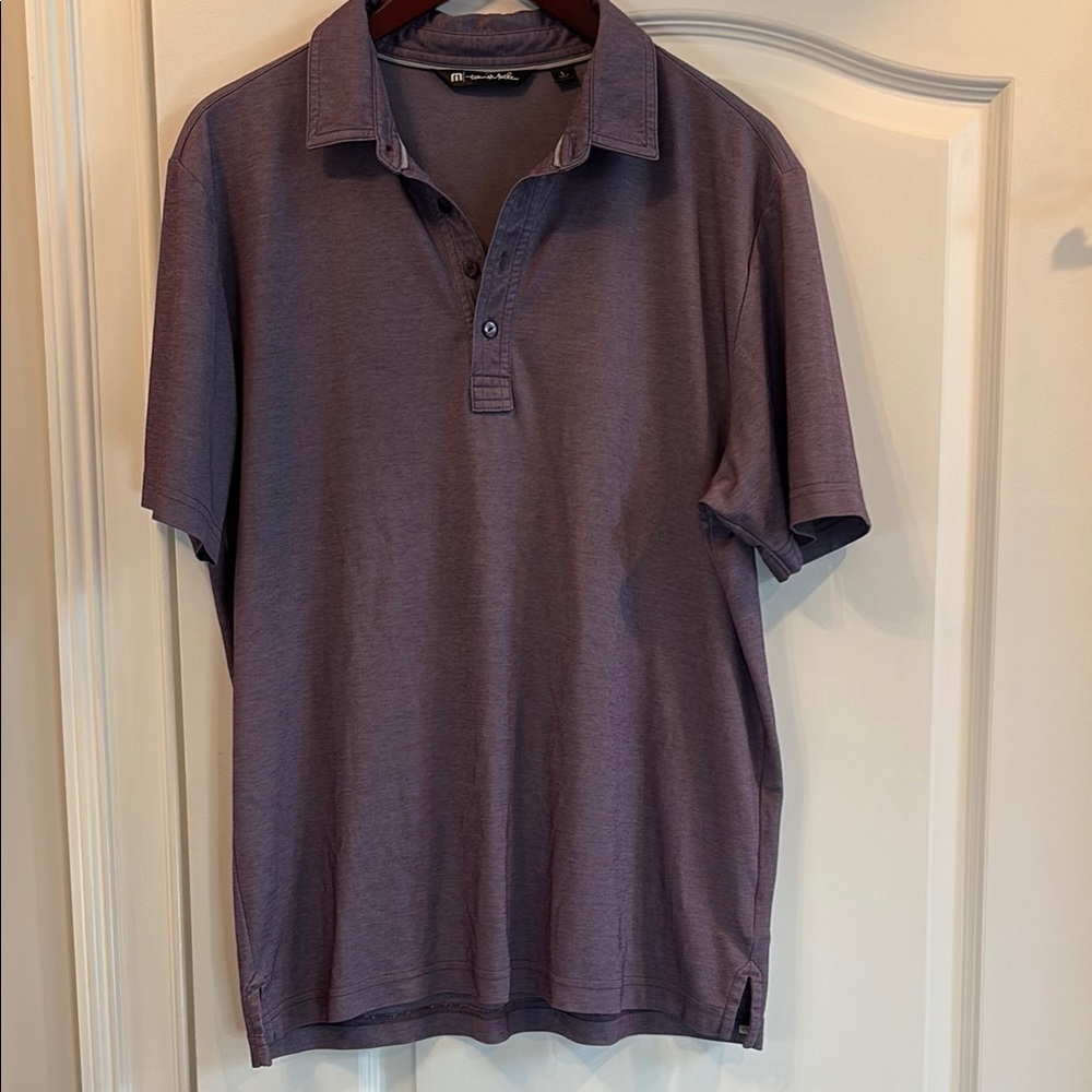 Travis Mathew Men's Polo Shirt - Purple